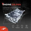 A-premium Engine Oil Pan Sump With Drain Plug Compatible Ford Expedition 2015-2021 F-150 2013-2020 Transit-150 2505050hd