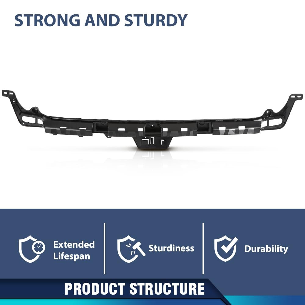Rear Center Bumper Cover Support Rail Mount Bracket For Jeep Compass 2017 2019 68244459ab 68244459aa Black Polypropylene