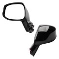 Left Driver Side Black Door Mirror For 2012 2013 2014 2015 Honda Civic Power Glass Manual Folding Replace Ho1320261 