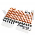 Xkh- Gloden Motorcycle Sportbike Complete Fairing Bolts Kit Fastener Clips Screw Nuts B076gyxkg4