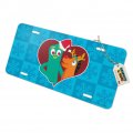 Graphics More Christmas Gumby And Pokey In Heart With Santa Hat Red Nose Novelty Metal Vanity Tag License Plate