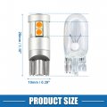 A Absopro T10 194 168 W5w 2825 Led 9smd 3030 Chipset Car Interior Dome Backup Reverse Truck Cargo Light Glove Box Bulbs