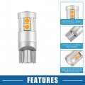 A Absopro T10 194 168 W5w 2825 Led 9smd 3030 Chipset Car Interior Dome Backup Reverse Truck Cargo Light Glove Box Bulbs