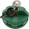 Solarhome Green Locking Fuel Cap W 2keys For Bobcat A220 A300 440 443 453 463 533 543 553 631 641 643 751 753 763 773 825 843