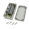 Ip65 Waterproof Junction Box W Connector Gland Plastic Case Electric Project Enclosure 2 Inlet To 3 Outlet 160x80x60mm 