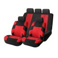 Car Seat Covers Full Set Polyester Front Bucket Protectors With Split Bench Back Breathable Thicken Premium Sporty Cushions 