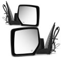 Auto Dynasty Ch1320287 Ch1321287 Pair Powered Heated Side Door Mirror For Jeep Liberty 08-12 