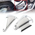 Finmokal Battery Side Fairing Cover For Kawasaki Vulcan 400 Vn400 800 Vn800 1995-2006 Chrome