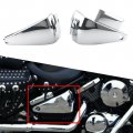 Finmokal Battery Side Fairing Cover For Kawasaki Vulcan 400 Vn400 800 Vn800 1995-2006 Chrome