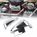 Finmokal Battery Side Fairing Cover For Kawasaki Vulcan 400 Vn400 800 Vn800 1995-2006 Chrome
