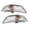 Wflnhb Driver And Passenger Side Front Signal Corner Light Replacement For Ford Mustang 2015-2017 Turn Lights With Bulbs