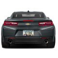 Chevrolet Camaro Rs Real Carbon Fiber Nameplate Chrome Stainless Steel License Plate Frame 12 In X 6 Universal Fit For Car
