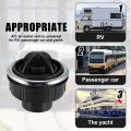 4pcs Rotating Ac Air Outlet Vent Louvered Dashboard Electroplate Knob For Rv Bus Boat Yacht 87mm 75mm 46mm