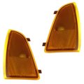 Chevy Blazer Corner Light 1995 1996 1997 Driver And Passenger Side Pair Amber Lens For Sealed Beam Headlamps Gm2550140 
