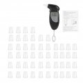 Syh Aqye Digital Lcd Screen Breathalyzer Alcohol Tester With Audible Alert 0 00-0 19 Bac Portable For Prevent Drunk Driving