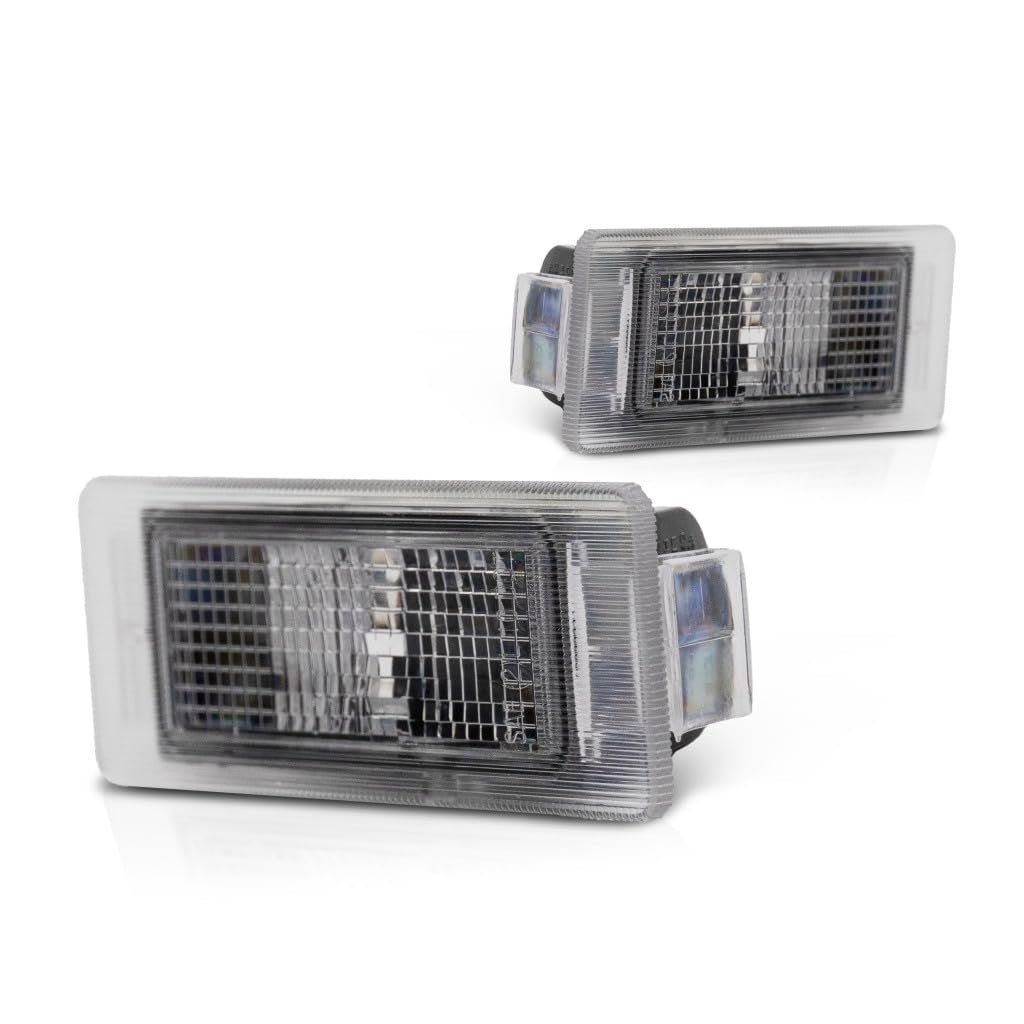 License Plate Light Pair For Chevy Sonic 2012 2020 Rear Driver And Passenger Side Capa Certified Lens Housing Replacement