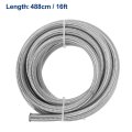 16 Ft 8an Fuel Hose An8 1 2 Universal Braided Stainless Steel Cpe Oil Gas Line