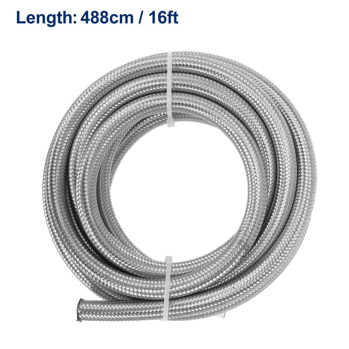 16 Ft 8an Fuel Hose An8 1 2 Universal Braided Stainless Steel Cpe Oil Gas Line