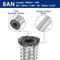 16 Ft 8an Fuel Hose An8 1 2 Universal Braided Stainless Steel Cpe Oil Gas Line