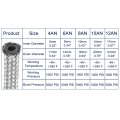 16 Ft 8an Fuel Hose An8 1 2 Universal Braided Stainless Steel Cpe Oil Gas Line