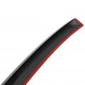 Aintier 1pc Carbon Fiber Roof Spoiler Compatible For 2012-2018 Bmw F30 F80 3-series Sedan Glossy Black Rear Window Trunk Wing