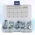 Garneck 100pcs U Type Spring Nuts Extrudeds Motocycle Motorcycle Automotive Clips Clip On Nut Fastener And Bolts Spire Nut Car