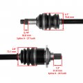 Caltric Front Right And Left Cv Joint Axles For Arctic Cat 1000 Thundercat 2008-2010