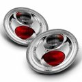 Amerilite Clear Chrome Altezza Taillights For 1998-2005 Volkswagen Beetle Passenger And Driver Side