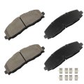 Front Disc Brake Pad Set D2177 For Jeep Wrangler 2018 2023 Ceramic Pads With Hardware Jl Model Standard Brakes Bry Code 