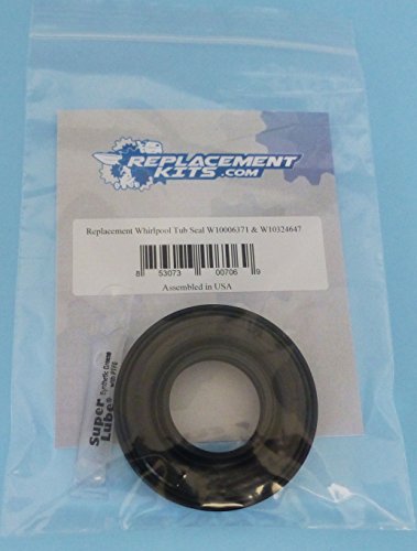 Whirlpool Tub Seal With Lube Grease For W10006371 W10324647 Fits Maytag Amana Kenmore Admiral Crosley Roper Inglis Models