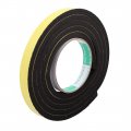 Uxcell Sealing Foam Tape 15mm Wide 8mm Thick 2m 6 56ft Long Self Adhesive Weather Strip For Window Door Insulation Yellow Black