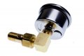 Vms Racing 0-100 Psi Liquid Filled Fuel Pressure Gauge With Adapters Kit In Blue Face Silver Numbers Compatible Acura Integra