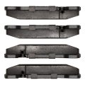 Disc Brake Pads For Mercedes Benz Slk350 2006 2007 2008 2009 2010 2011 Low Metallic Friction Electronic Wear Sensor 4 01 In Pad