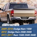 Auto Dynasty Dual Row 18 Led Rear Tail Center High Mount Stop Lamp Third Brake Cargo Light Compatible With Dodge Ram 1500 2500