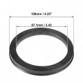 X Autohaux 4pcs Plastic 87 1mm To 108mm Car Hub Centric Rings Wheel Bore Center Spacer
