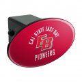 California State University East Bay Pioneers Logo Oval Tow Hitch Cover Trailer Plug Insert 2
