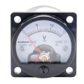 Baomain Round Analog Dial Panel Meter Voltmeter Gauge So-45 Dc 0-15v Class 2 5