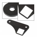 G-plus Square Tubing Air Ride Brackets Ladder Bar Mounting Parallel 4 Link Tabs 2