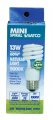 Satco S7219 13-watt Medium Base T2 Mini Spiral 5000k 120v Equivalent To 60-watt Incandescent Lamp For Enclosed Fixtures White