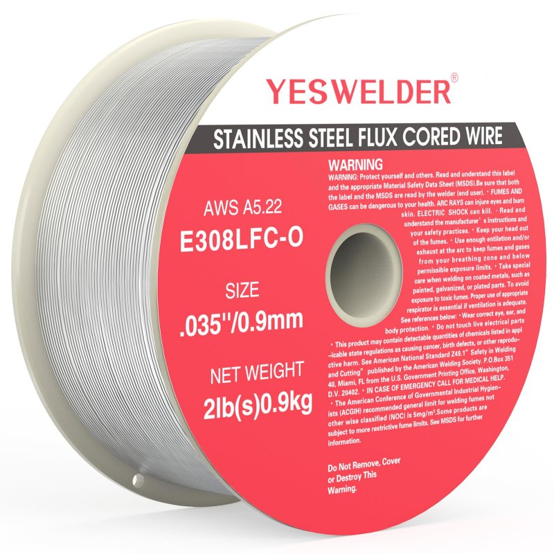Stainless Steel Flux Cored Wire E308lfc-o 035-diameter 2-pound