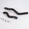 Silicone Radiator Hose Pipe Kit Clamps For 2001-2005 Honda Civic D17 1 7l Black