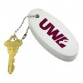 Graphics More University Of Wisconsin La Crosse Secondary Logo Floating Keychain Oval Foam Fishing Boat Buoy Key Float 