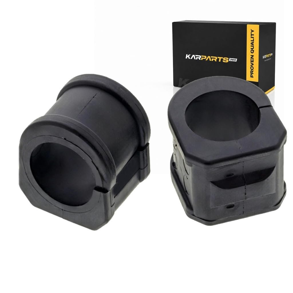 Stabilizer Bar Bushing Set For 1990995 Gmc G1500 Rubber Black 2 Piece 1 38 Inside Diameter 1 76 In Outside Front Position