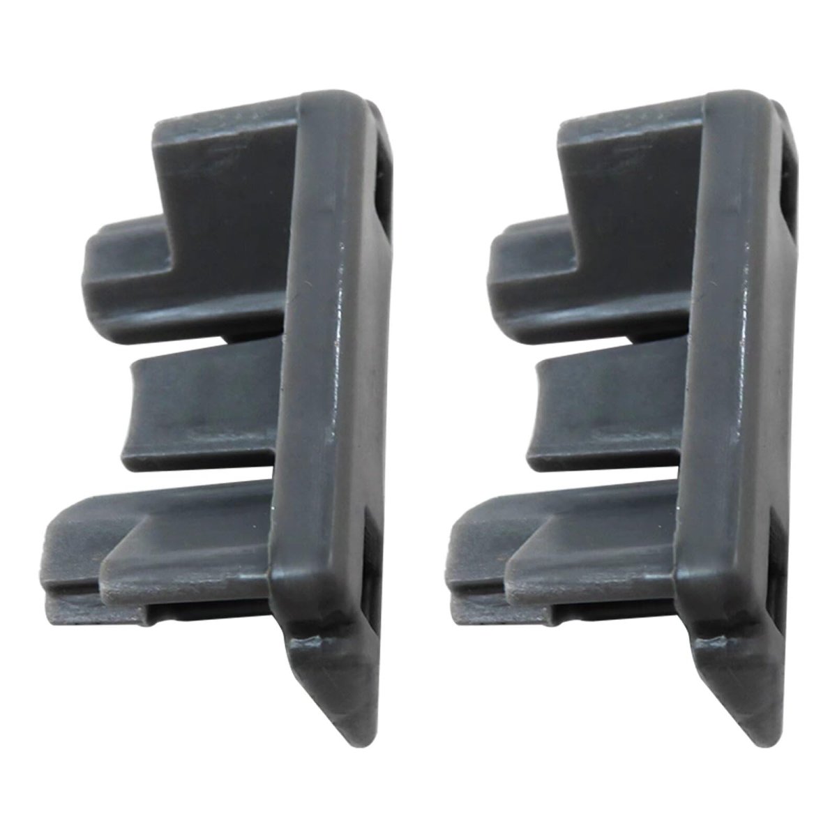 2pcs Dishwasher Rack Stop Clip W10195622 Upper Dishrack Slide Rail Rear For Whirlpool Kitchenaid Ken-more 66513042k110