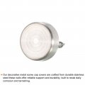 Uxcell Screw Cover Cap 20pcs 16mm Diameter Brushed Stainless Steel Mirror Decorative Screws Nails For Advertising Board Fixed
