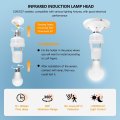 Automatic Motion Sensor Socket For E26 E27 Bulbs Energy Saving No Wiring Ideal Garages Closets