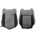 2pcs Gray-black Cloth Seat Cover Front Driver And Passenger Side Top Lean Back Replacement For Tundra 2014-2021 