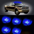 5pcs Smoke Cab Marker Light Lens 6smd 194 168 Blue Led Bulb Replacement Fit For 1988-2000 Chevrolet Gmc C2500 C3500 K1500 K2500 