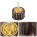 5pcs 1 5 In X 120 Grit Aluminum Oxide Flap Sanding Wheels For Grinding Deburring And Polishing Metal Wood Fits Drills Die