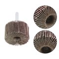 5pcs 1 5 In X 120 Grit Aluminum Oxide Flap Sanding Wheels For Grinding Deburring And Polishing Metal Wood Fits Drills Die 